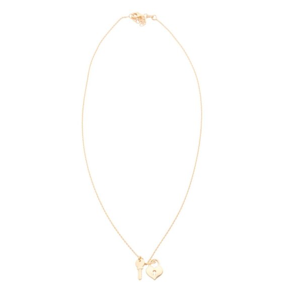 MILOR SILVER  Italy 18kt Gold Plated Sterling Silver Heart Locket Necklace - Picture 1 of 2